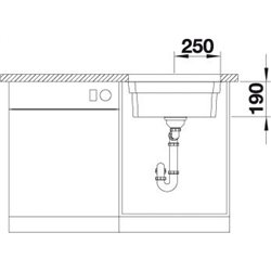 Etagon 500-U 521841, Inox Vidage manuel