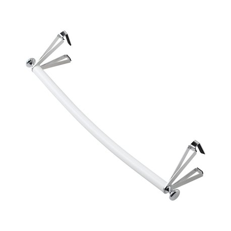 Accessoire sèche-serviettes barre galbée blanche 485 mm 498006