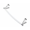 Accessoire sèche-serviettes barre galbée blanche 485 mm 498006