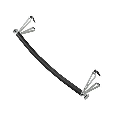 Accessoire sèche-serviettes barre galbée carbone 485 mm 498009
