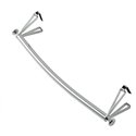 Accessoire sèche-serviettes barre galbée chromée 485 mm 498007