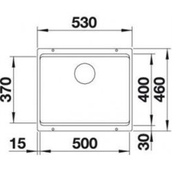 Etagon 500-U 522227, Anthracite Silgranit