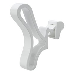 Accessoire sèche-serviettes patère papillon blanc 498050