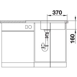 Lantos XL 6 S-IF Compact 523140, Inox brossé Vidage automatique