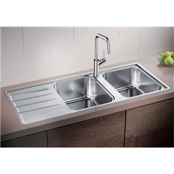 Lemis 8 S-IF 523036, Inox brossé Vidage manuel