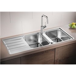 Lemis 8 S-IF 523037, Inox brossé Vidage automatique