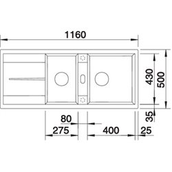 Metra 8 S 518885, Gris rocher Silgranit