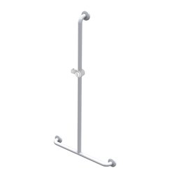 Barre d'appui 01245WH en T 600x1200mm
