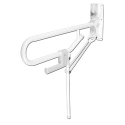 Barre d'appui 01820WH pied fixe blanc