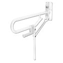 Barre d'appui 01820WH pied fixe blanc