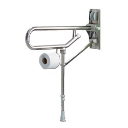 Barre d'appui 01830SS pied réglable chromé