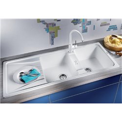 Sona 8 S Silgranit 520916, Blanc Vidage manuel