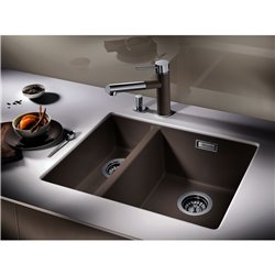 Subline 340/160-U Silgranit 523567, Café Grande cuve droite