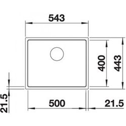Subline 500-IF SteelFrame Silgranit 524107, Anthracite Vidage Manuel