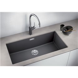 Subline 800-U Silgranit 523142, Gris Rocher Cuve simple