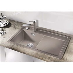 Zenar 45 S Silgranit 523859, Tartufo Sans accessoire Egouttoir droite