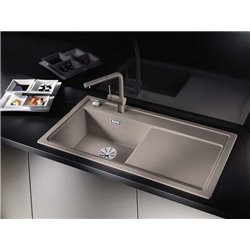 Zenar XL 6 S Silgranit 524007 Blanco, Tartufo Egouttoir droite