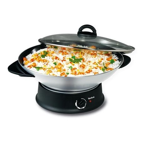 Wok couvercle verre 8 personnes WO300010