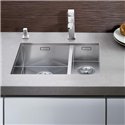 Zerox 340/180-U Steelart 521613, Inox Grande cuve à gauche
