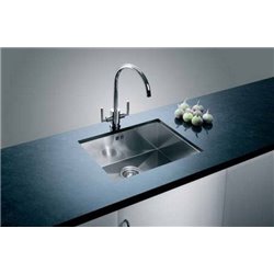 Zerox 550-U Steelart 521591, Inox Evier sous plan