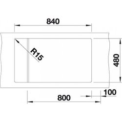 Elon XL 8 S Silgranit 520501, Café Vidage manuel