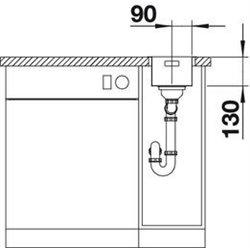 Andano 180-IF 522951 Inox Vidage Manuel