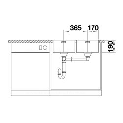 Andano 340/340 IF 522981 Inox Vidage Manuel