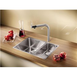 Andano 340/180-IF 522975 Inox manuel Grande cuve gauche