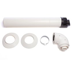 Kit ventouse horizontale  073224 Coude + terminal