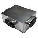 Plénum acier extra plat reprise latérale isolés, 6043848 Dimensions 500x400mm