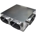 Plénum acier extra plat reprise latérale isolés, 6043856 Dimensions 600x600mm