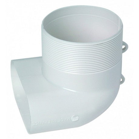 Aldes Minigaine réf: 11023002 Coude mixte pour bouche 40 x 100