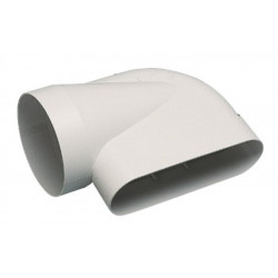 Aldes Minigaine réf: 11023994 Coude horizontal 90° 60 x 200
