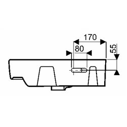 Prima Style Compact Y00124100000, Lavabo 50 cm