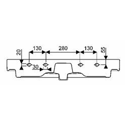 Lovely 00146610000, Plan de toilette 90 cm sans trou