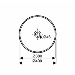 Geberit Variform 500.768.01.2 Vasque ronde 40 cm