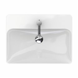 Geberit Variform 500.781.01.2 Vasque rectangulaire 60 cm sans trop plein