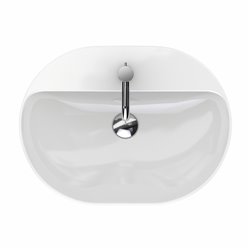 Geberit Variform 500.778.01.2 Vasque oblongue 60 cm sans trop plein