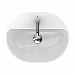 Geberit Variform 500.775.01.2 Vasque oblongue 50 cm avec trop plein