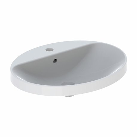 Geberit Variform 500.724.01.2 Vasque ovale 60 cm avec trop plein