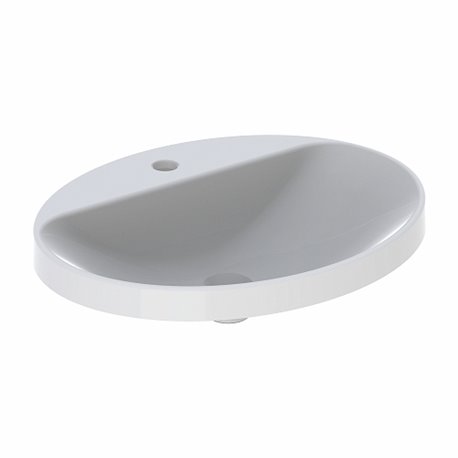 Geberit Variform 500.726.01.2 Vasque ovale 60 cm sans trop plein
