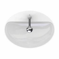 Geberit Variform 500.726.01.2 Vasque ovale 60 cm sans trop plein
