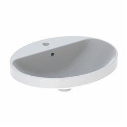 Geberit Variform 500.720.01.2 Vasque ovale 55 cm avec trop plein
