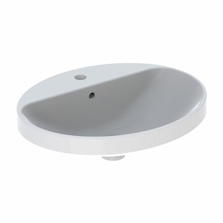 Geberit Variform 500.720.01.2 Vasque ovale 55 cm avec trop plein