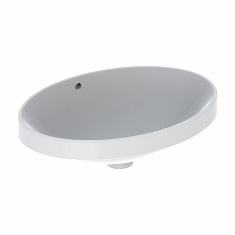 Geberit Variform 500.716.01.2 Vasque ovale 55 cm avec trop plein