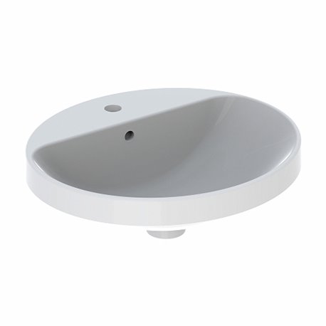 Geberit Variform 500.712.01.2 Vasque ovale 50 cm avec trop plein