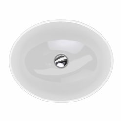 Geberit Variform 500.708.01.2 Vasque ovale 50 cm avec trop plein