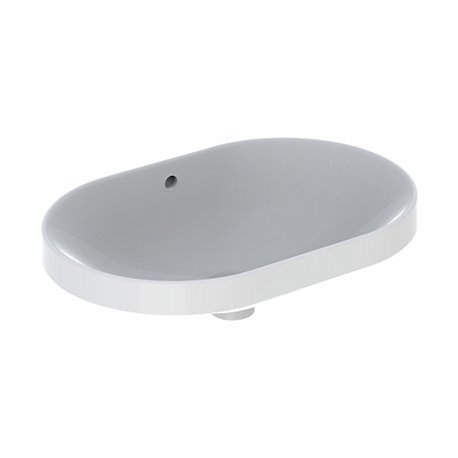Geberit Variform 500.728.01.2 Vasque oblongue 60 cm avec trop plein
