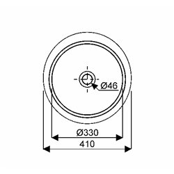 Geberit Variform 500.746.01.2 Vasque ronde 33 cm sans trop plein