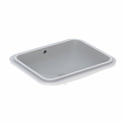 Geberit Variform 500.764.01.2 Vasque rectangulaire 50 cm avec trop plein